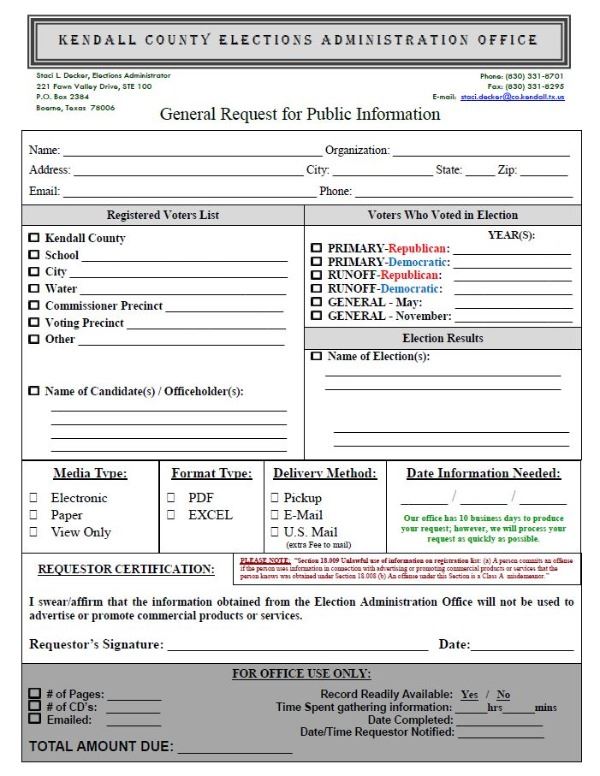 Generic Request for Public Information (PDF)