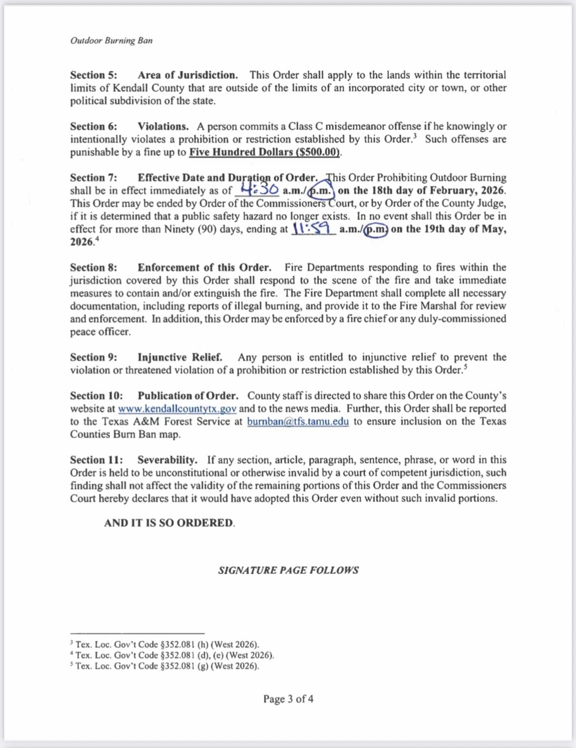 Burn Ban Order 2-19-2026 3